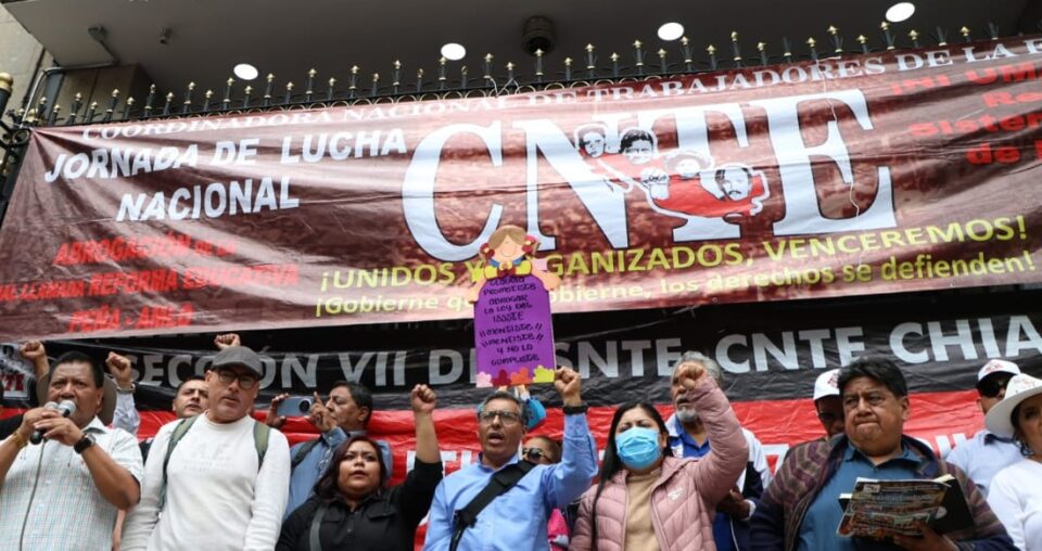 La CNTE en pie de dignidad frente al Estado – Oaxaca MX